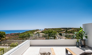 New avant-garde townhouses for sale, breath taking sea views, Casares, Costa del Sol. Ready to move in. 44309 