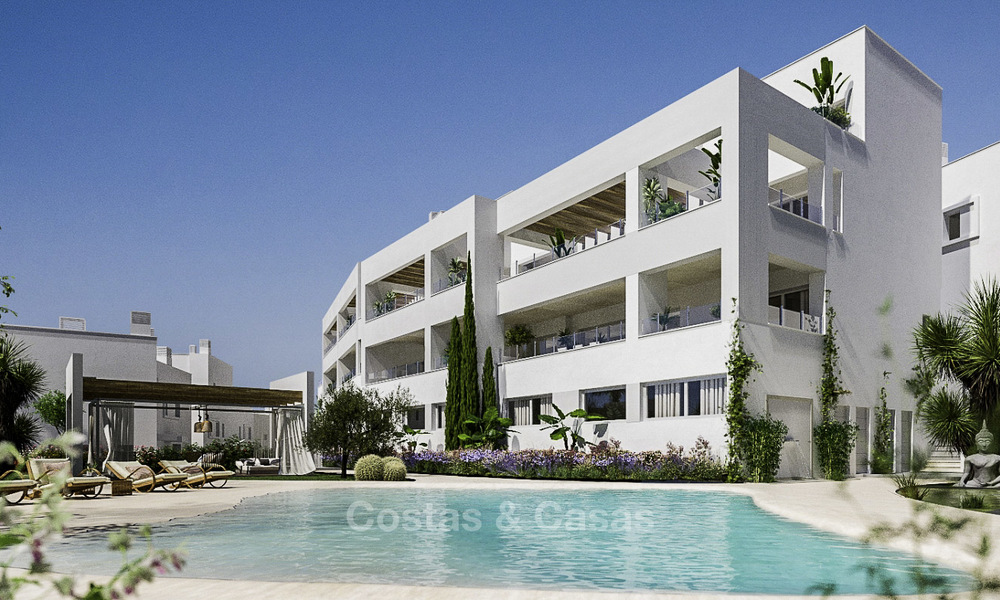 Attractive new apartments with stunning sea views for sale, Marbella. Completed! 19186