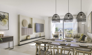 Attractive new apartments with stunning sea views for sale, Marbella. Completed! 19189 
