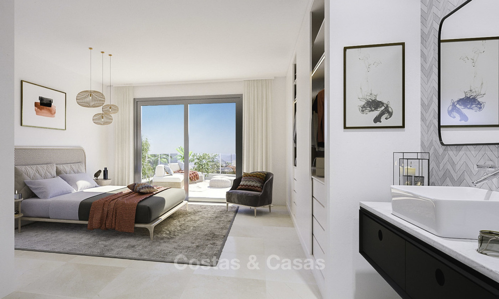 Attractive new apartments with stunning sea views for sale, Marbella. Completed! 19190
