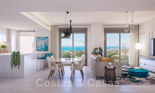 New passive modern apartments in a 5-star boutique resort for sale in Marbella with stunning sea views 29178 