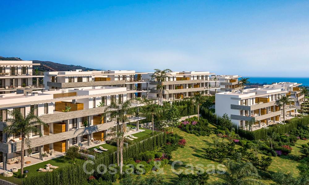 New passive modern apartments in a 5-star boutique resort for sale in Marbella with stunning sea views 29179