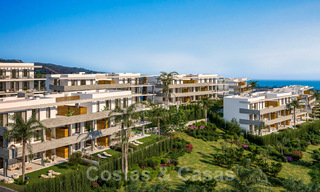 New passive modern apartments in a 5-star boutique resort for sale in Marbella with stunning sea views 29179 