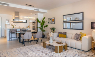 New modern apartments in a 5-star boutique resort for sale in Marbella with stunning sea views 802787 