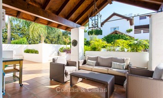 Lovely, spacious beach front penthouse apartment for sale, New Golden Mile, Estepona 6165 