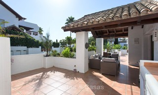 Lovely, spacious beach front penthouse apartment for sale, New Golden Mile, Estepona 6170 