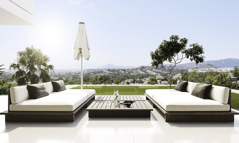 Innovative, eco-friendly luxury villa in contemporary architecture for sale, frontline golf in Nueva Andalucia, Marbella 14064
