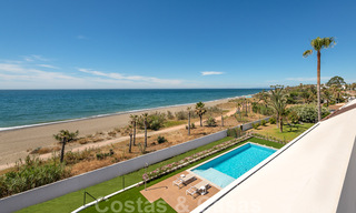 Unique ultra-modern beach front designer villa for sale, New Golden Mile, Marbella - Estepona. Ready to move in. Reduced in price! 34256 