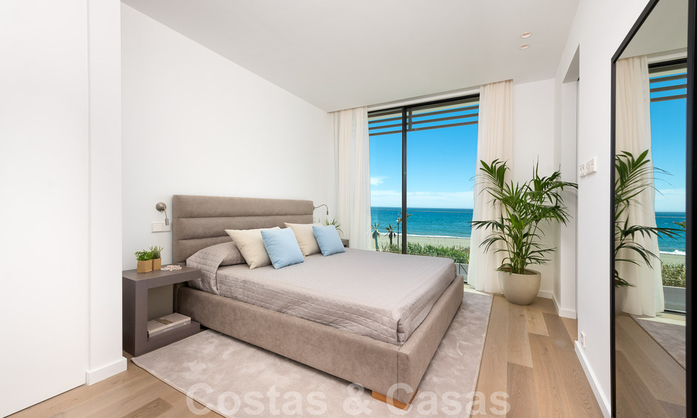 Unique ultra-modern beach front designer villa for sale, New Golden Mile, Marbella - Estepona. Ready to move in. Reduced in price! 34267