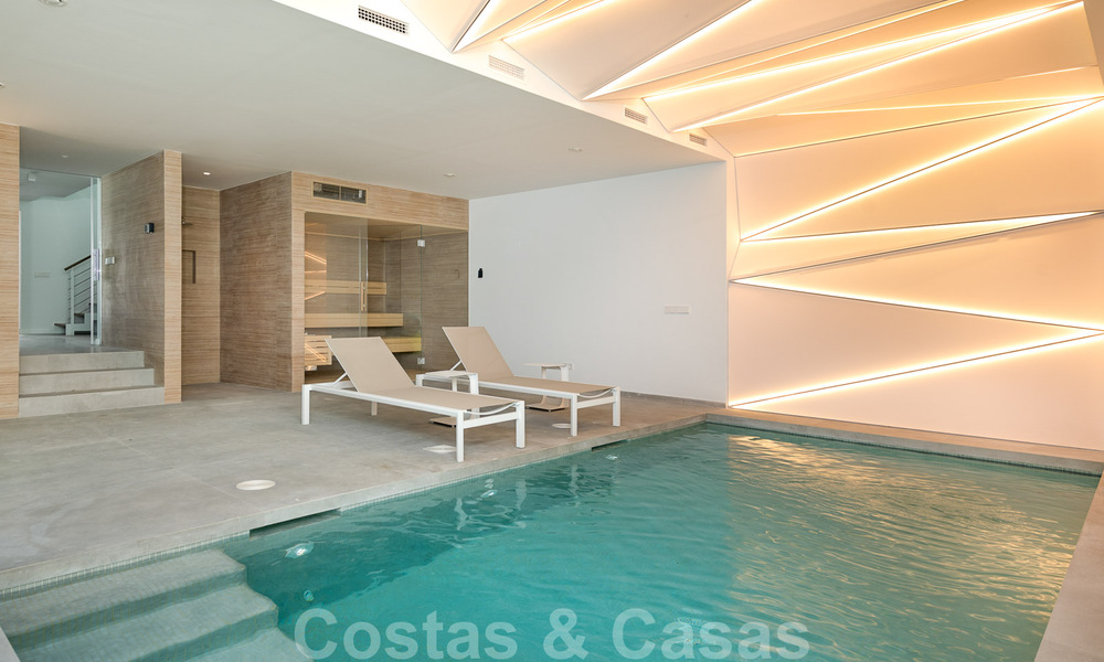 Unique ultra-modern beach front designer villa for sale, New Golden Mile, Marbella - Estepona. Ready to move in. Reduced in price! 34272