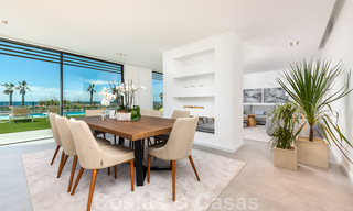 Unique ultra-modern beach front designer villa for sale, New Golden Mile, Marbella - Estepona. Ready to move in. Reduced in price! 34273 