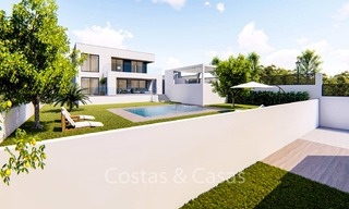 Attractively priced new contemporary villas for sale, walking distance to the beach, Manilva, Costa del Sol 6282 