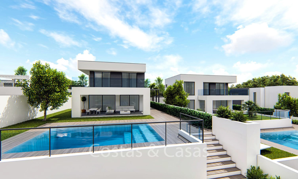 Attractively priced new contemporary villas for sale, walking distance to the beach, Manilva, Costa del Sol 6285