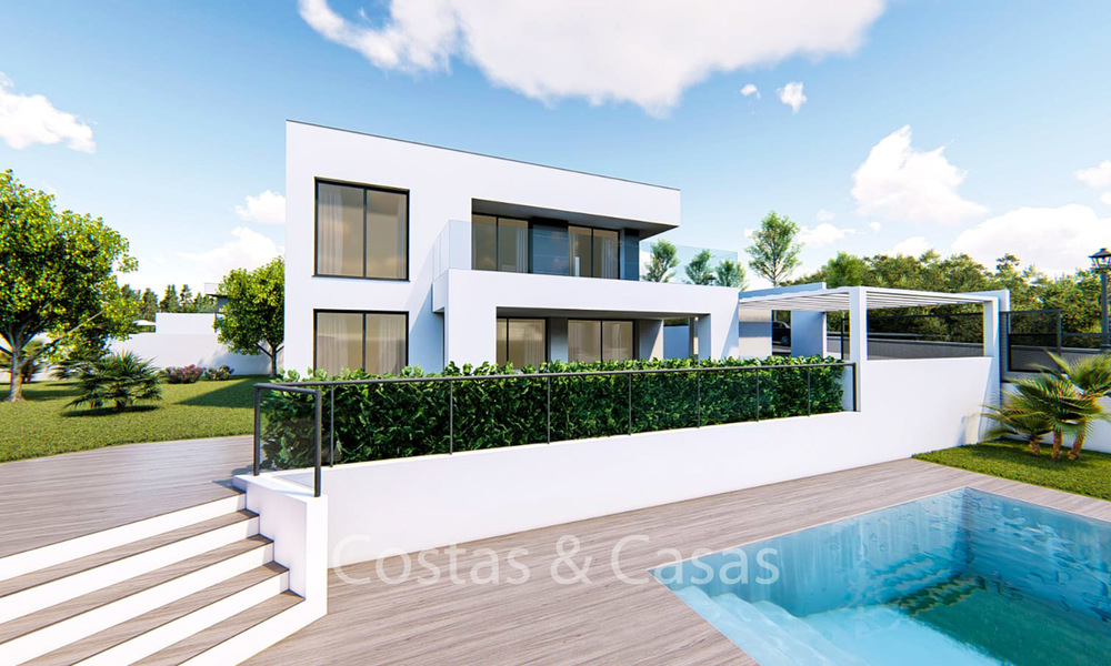 Attractively priced new contemporary villas for sale, walking distance to the beach, Manilva, Costa del Sol 6286