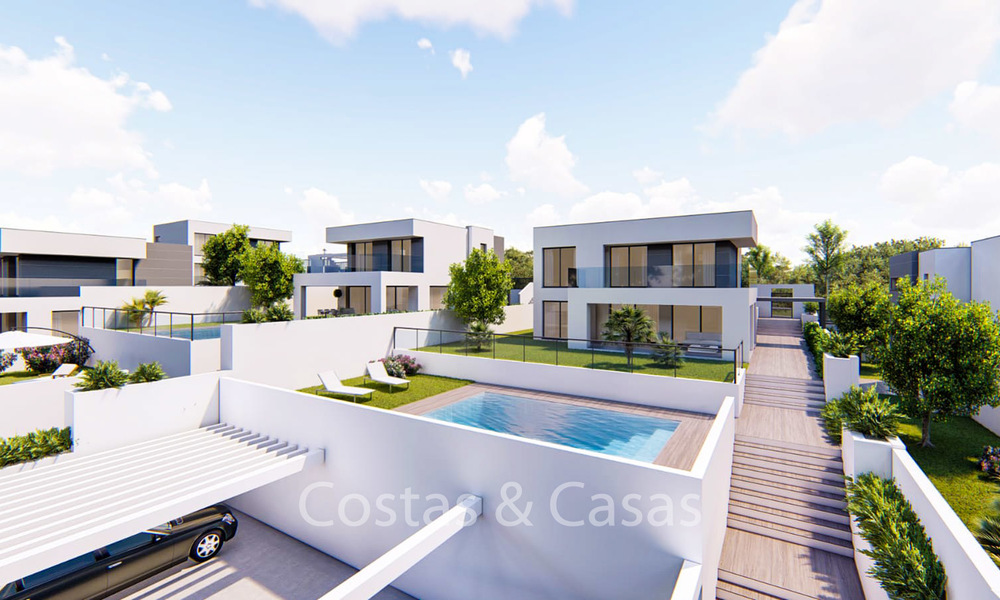 Attractively priced new contemporary villas for sale, walking distance to the beach, Manilva, Costa del Sol 6287
