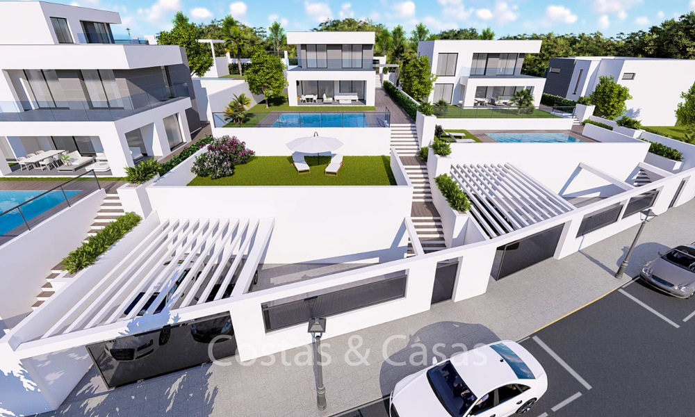 Attractively priced new contemporary villas for sale, walking distance to the beach, Manilva, Costa del Sol 6290