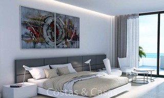 Attractive new modern luxury villas for sale, with sea and golf views, Manilva, Costa del Sol 6293 