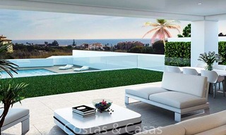 Attractive new modern luxury villas for sale, with sea and golf views, Manilva, Costa del Sol 6299 