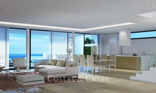 Attractive new modern luxury villas for sale, with sea and golf views, Manilva, Costa del Sol 6300 