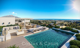 New, exquisite, contemporary apartments for sale, with extraordinary sea, golf and mountain views, Benahavis - Marbella. Last units! 37298 