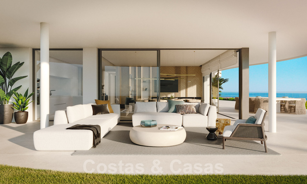 New, exquisite, contemporary luxury apartments for sale, with extraordinary sea, golf and mountain views, Benahavis - Marbella 37304