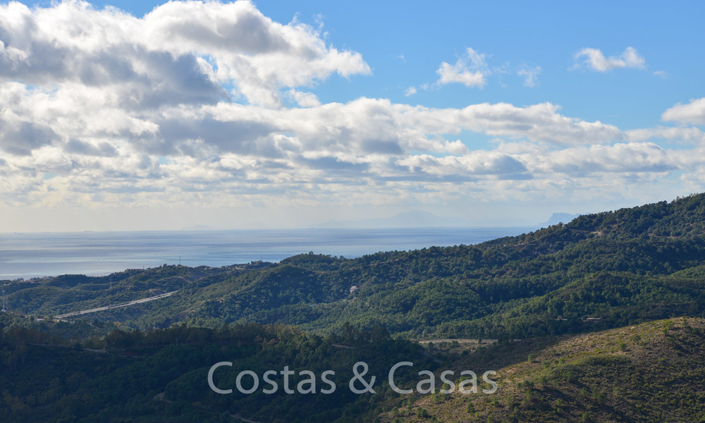 Majestic luxury villa in rural settings for sale, with amazing panoramic sea and mountain views, Benahavis - Marbella 6325