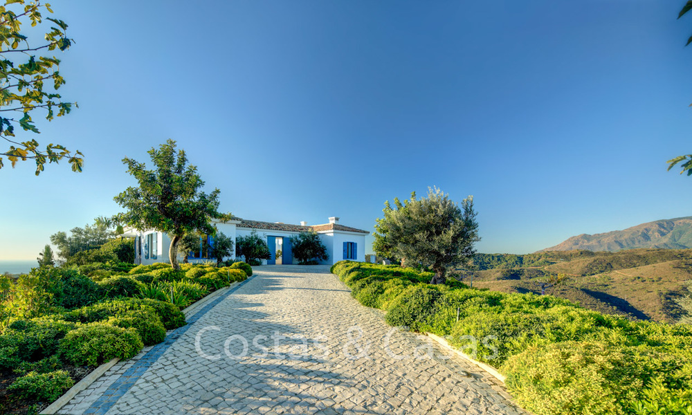 Majestic luxury villa in rural settings for sale, with amazing panoramic sea and mountain views, Benahavis - Marbella 6326