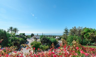 Elegant renovated Andalusian style villa for sale, with panoramic sea views, Marbella East 6385 
