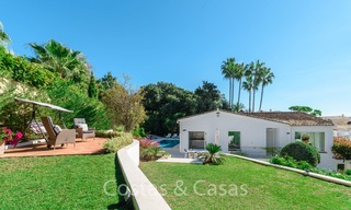 Elegant renovated Andalusian style villa for sale, with panoramic sea views, Marbella East 6389 
