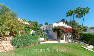 Elegant renovated Andalusian style villa for sale, with panoramic sea views, Marbella East 6390 