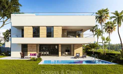 Modern, light and comfortable luxury villas for sale at a prime golf resort, New Golden Mile, Marbella - Estepona 6658