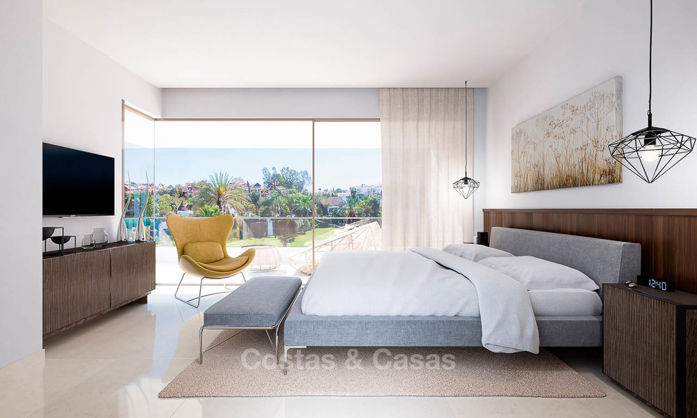 Modern, light and comfortable luxury villas for sale at a prime golf resort, New Golden Mile, Marbella - Estepona 6660