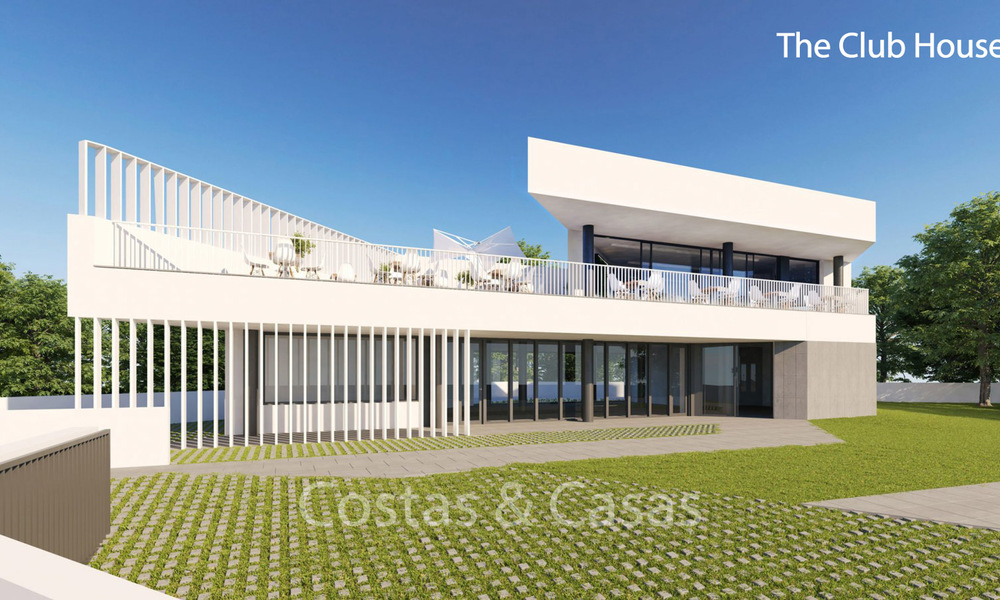 Fashionable avant-garde townhouses with sea views for sale, New Golden Mile, Marbella - Estepona 6555