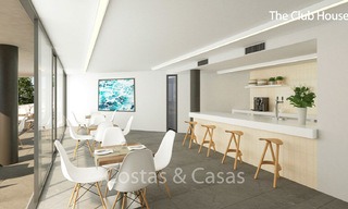 Fashionable avant-garde townhouses with sea views for sale, New Golden Mile, Marbella - Estepona 6556 