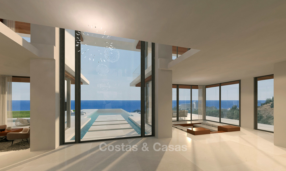 Impressive new-built Californian style modern villa for sale, with magnificent sea views, Benahavis - Marbella 6761
