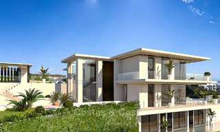 Impressive new-built Californian style modern villa for sale, with magnificent sea views, Benahavis - Marbella 6766 