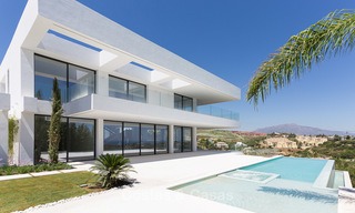 Majestic modern villa with panoramic sea views for sale, front-line golf, Benahavis - Marbella 6863 