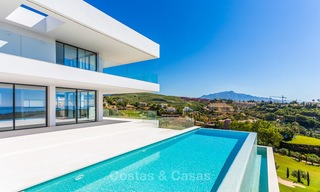 Majestic modern villa with panoramic sea views for sale, front-line golf, Benahavis - Marbella 6838 