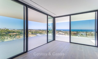 Majestic modern villa with panoramic sea views for sale, front-line golf, Benahavis - Marbella 6844 