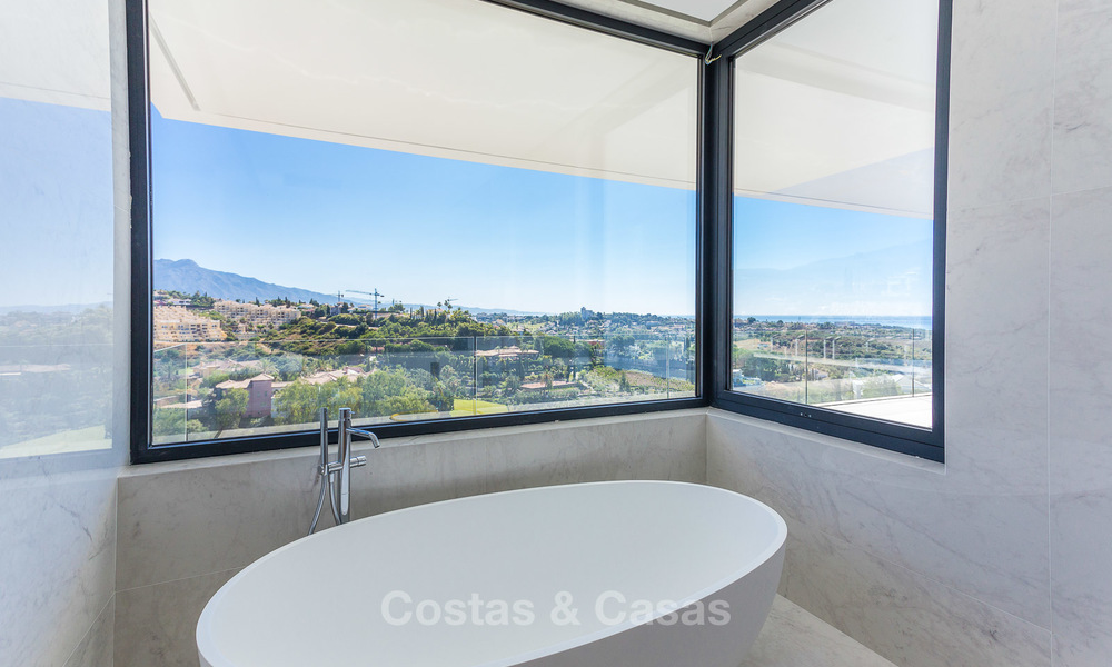 Majestic modern villa with panoramic sea views for sale, front-line golf, Benahavis - Marbella 6846