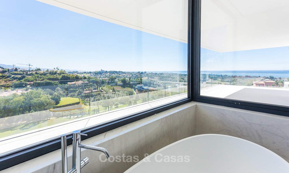 Majestic modern villa with panoramic sea views for sale, front-line golf, Benahavis - Marbella 6847
