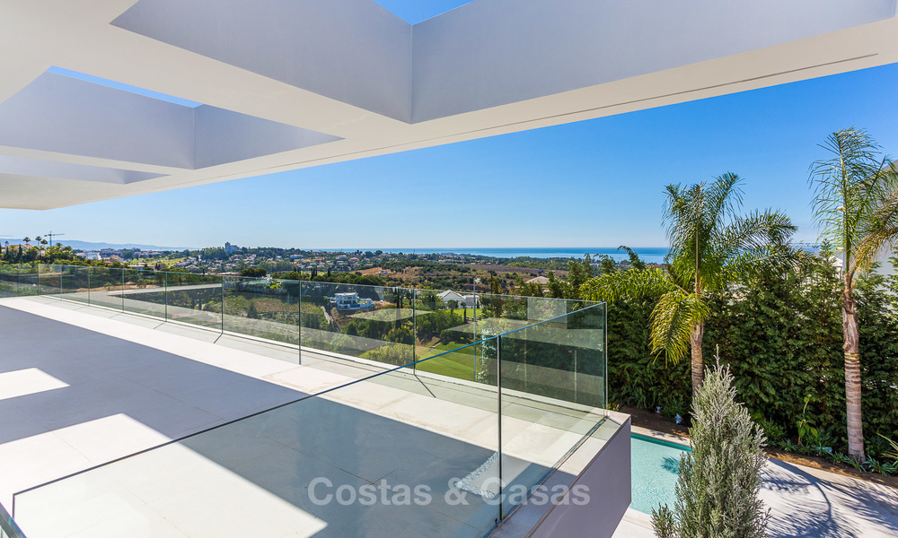 Majestic modern villa with panoramic sea views for sale, front-line golf, Benahavis - Marbella 6853