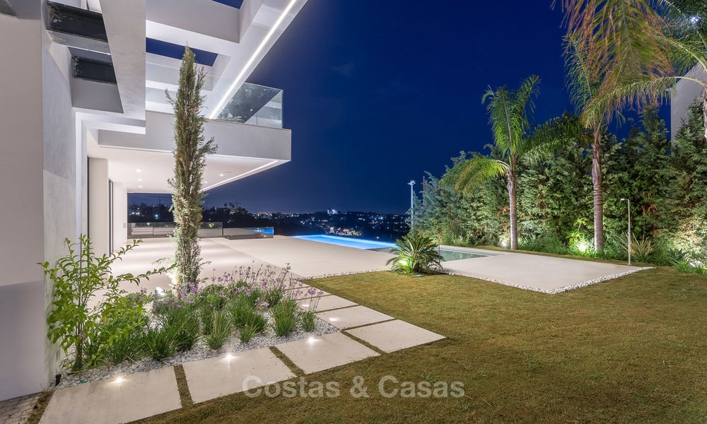 Majestic modern villa with panoramic sea views for sale, front-line golf, Benahavis - Marbella 6878