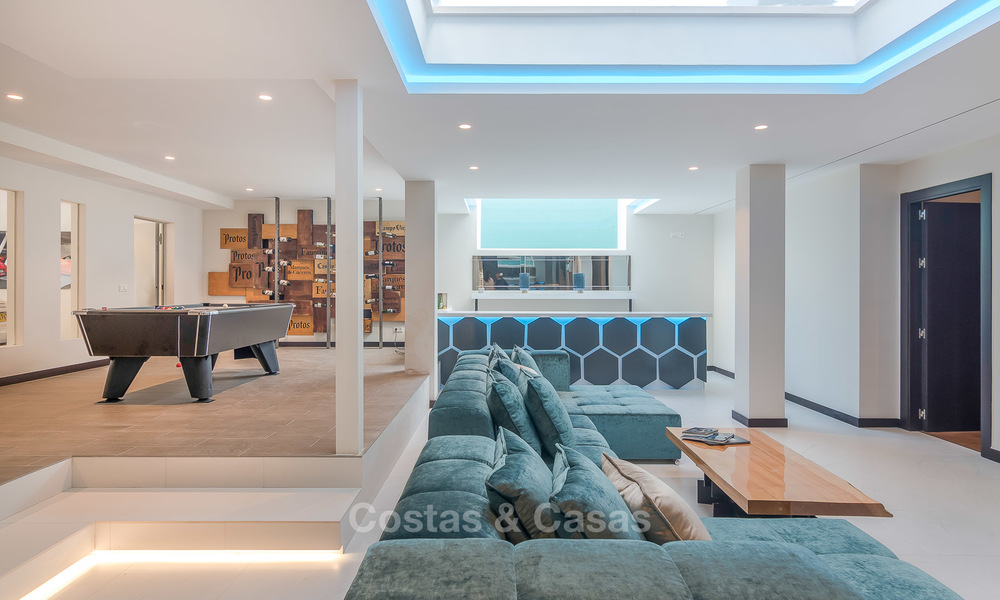 Sumptuous new built designer villa for sale in an exclusive gated urbanisation, Benahavis - Marbella 6891