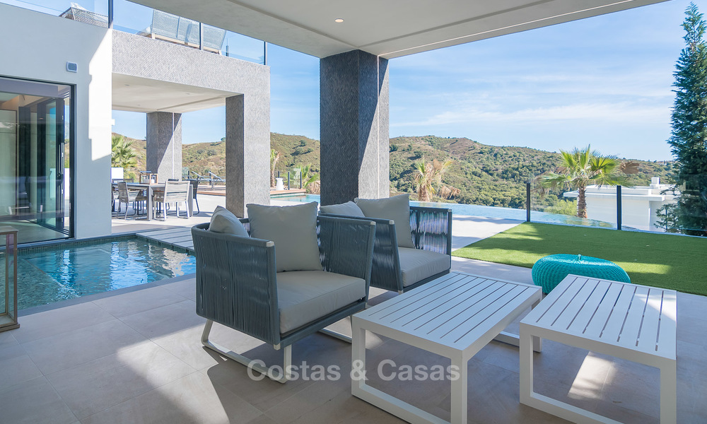 Sumptuous new built designer villa for sale in an exclusive gated urbanisation, Benahavis - Marbella 6898