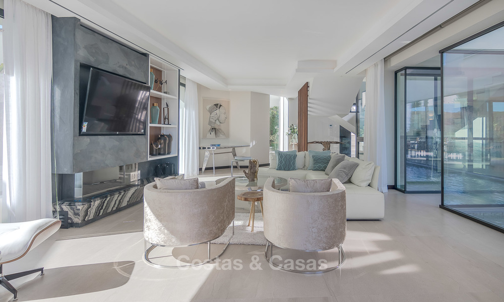 Sumptuous new built designer villa for sale in an exclusive gated urbanisation, Benahavis - Marbella 6899