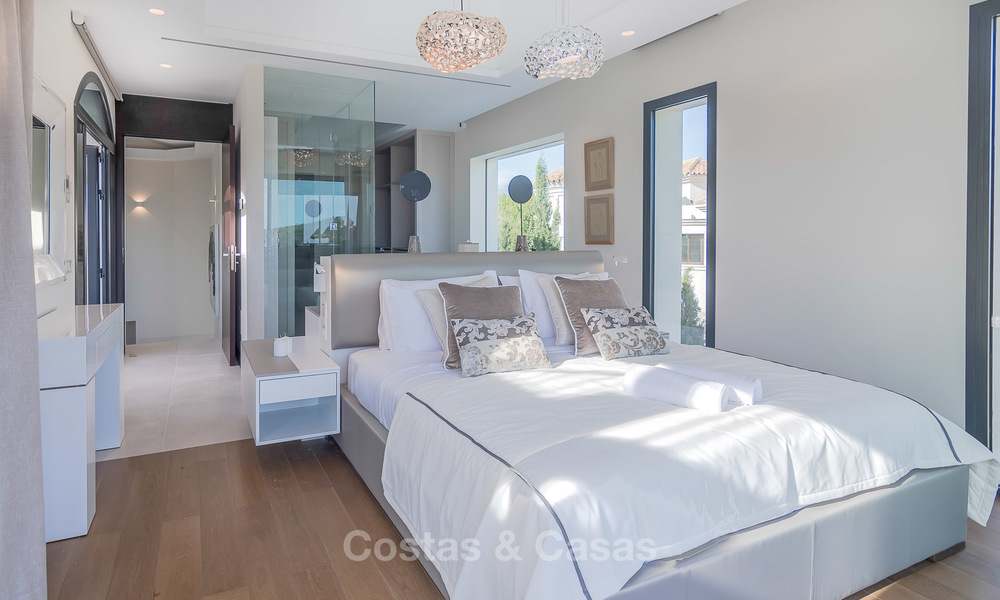Sumptuous new built designer villa for sale in an exclusive gated urbanisation, Benahavis - Marbella 6910