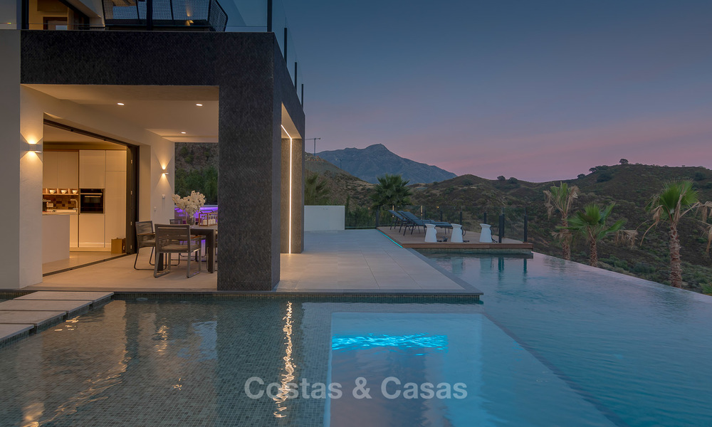Sumptuous new built designer villa for sale in an exclusive gated urbanisation, Benahavis - Marbella 6934