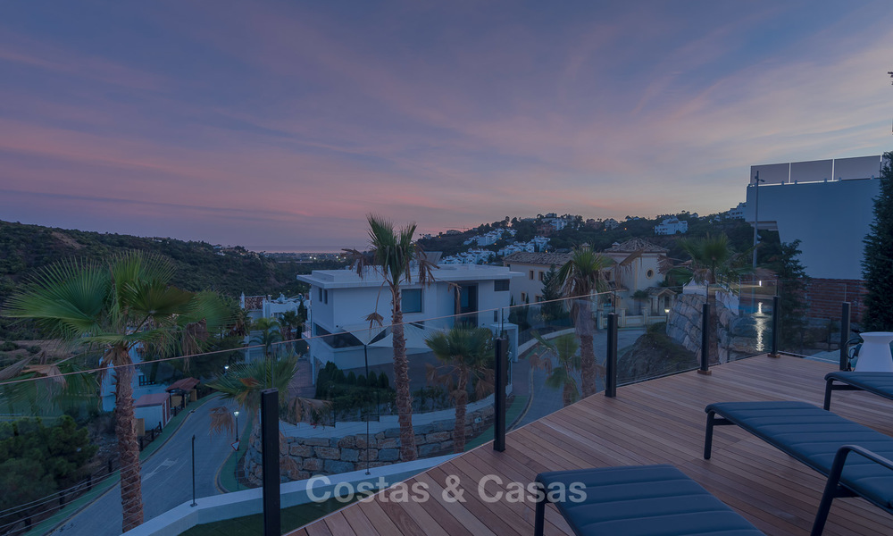 Sumptuous new built designer villa for sale in an exclusive gated urbanisation, Benahavis - Marbella 6936