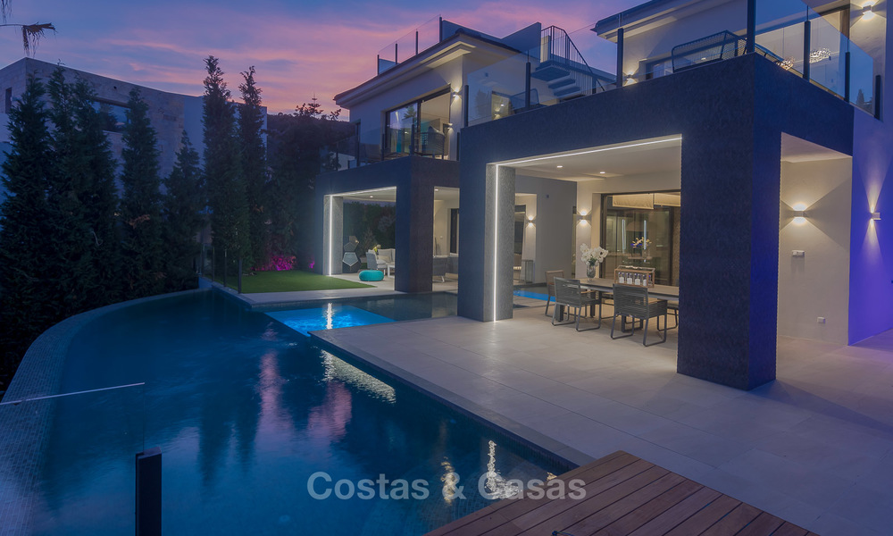 Sumptuous new built designer villa for sale in an exclusive gated urbanisation, Benahavis - Marbella 6937
